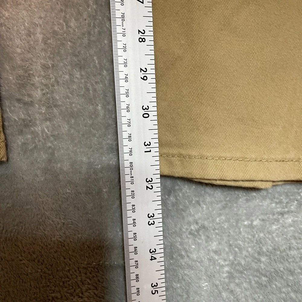 Signature Levis Mens Straight Leg Khaki Jean 36x32 Smart Casual Elevated Relaxed